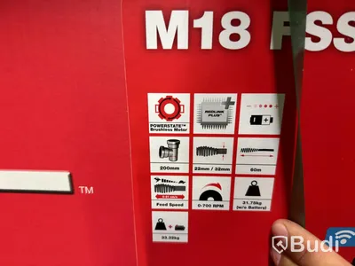Batteridriven avloppsrensmaskin Milwaukee M18 FUEL M18 FSSM-121 | Oanvänd