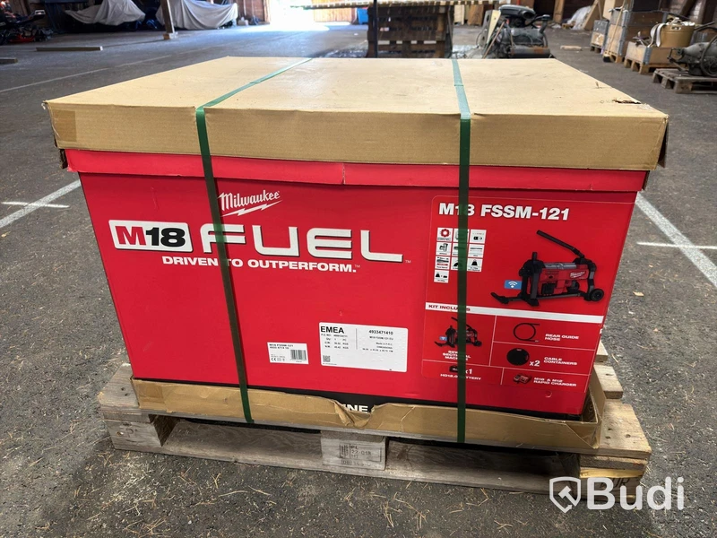 Batteridriven avloppsrensmaskin Milwaukee M18 FUEL M18 FSSM-121 | Oanvänd