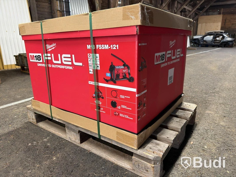 Batteridriven avloppsrensmaskin Milwaukee M18 FUEL M18 FSSM-121 | Oanvänd