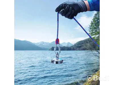 Parti med dubbelsidiga neodymmagneter för Magnetfiske, 2 x 300 kg, totalt 16 st - fri frakt