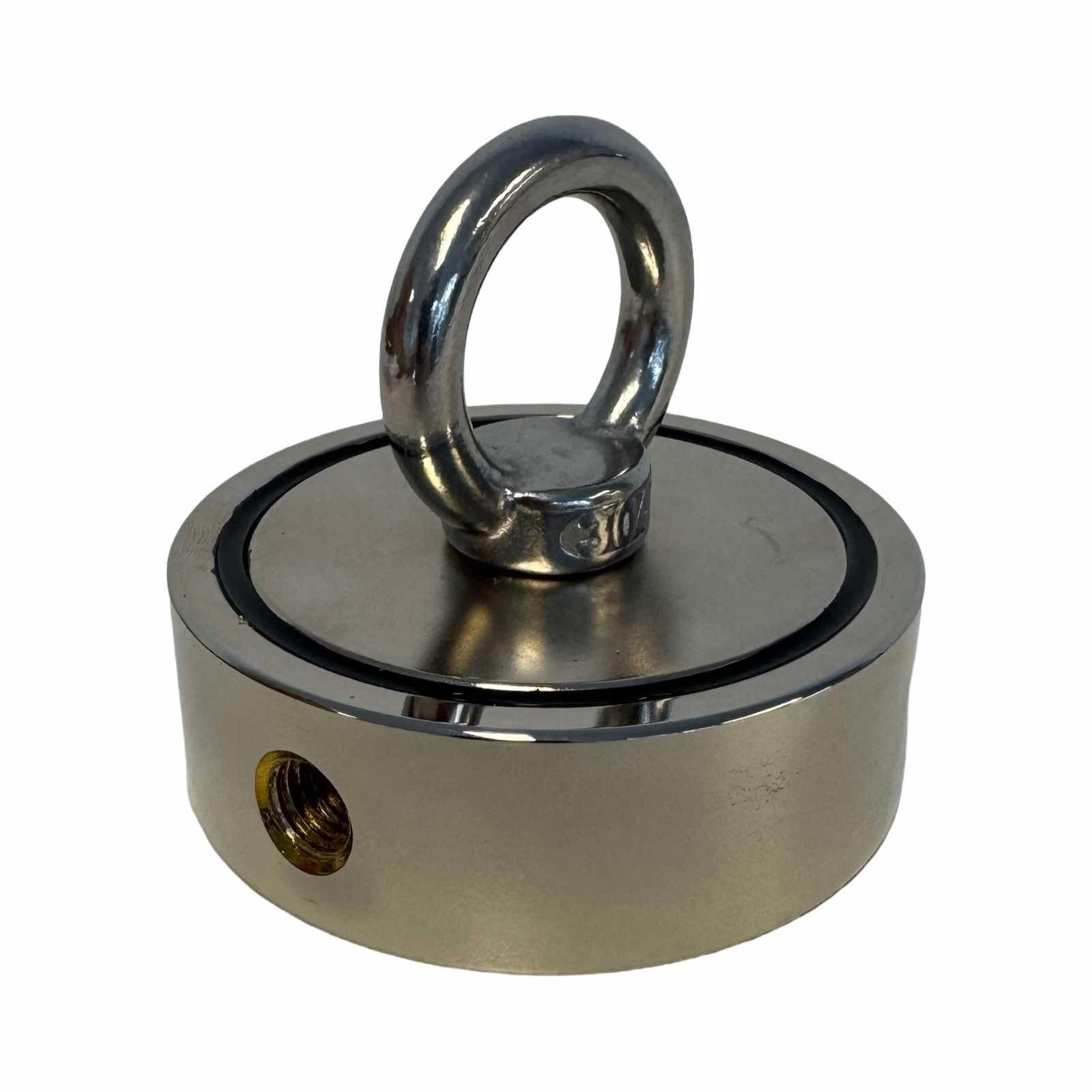 Parti med dubbelsidiga neodymmagneter för Magnetfiske, 2 x 300 kg, totalt 16 st - fri frakt