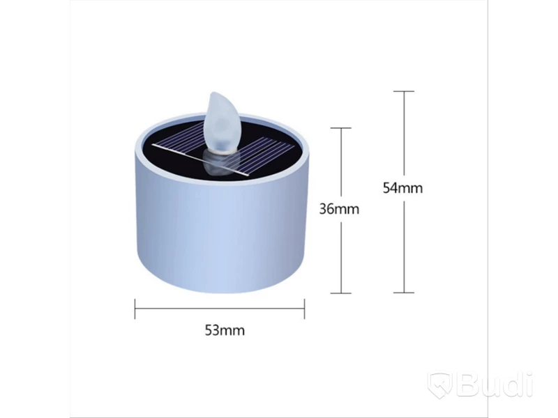 Parti med solcellsdrivna värmeljus 5,4 cm, totalt 84 st - fri frakt