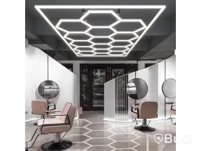 LED hexagon belysning 4840 x 2430 mm - fri frakt