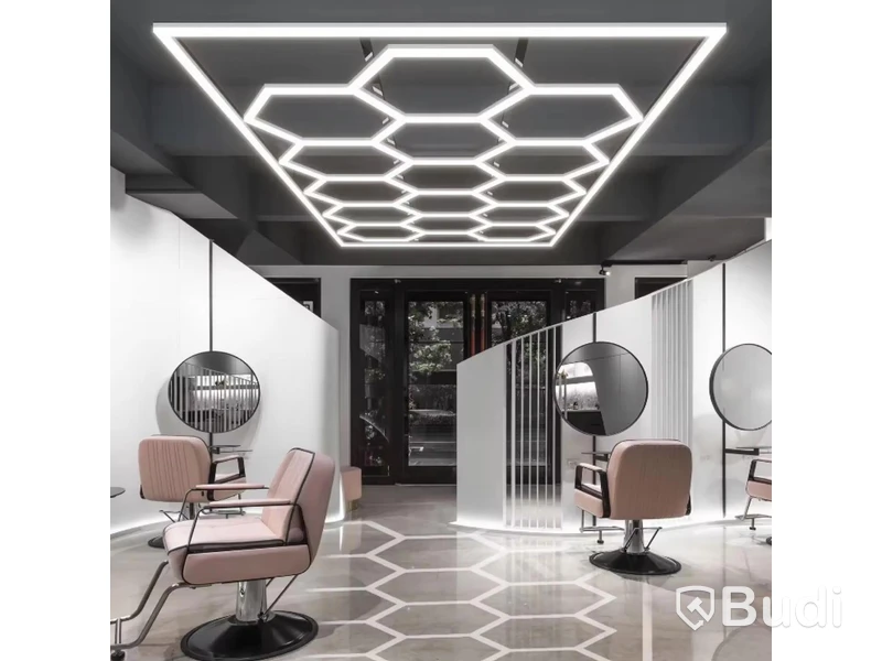 LED hexagon belysning 4840 x 2430 mm - fri frakt
