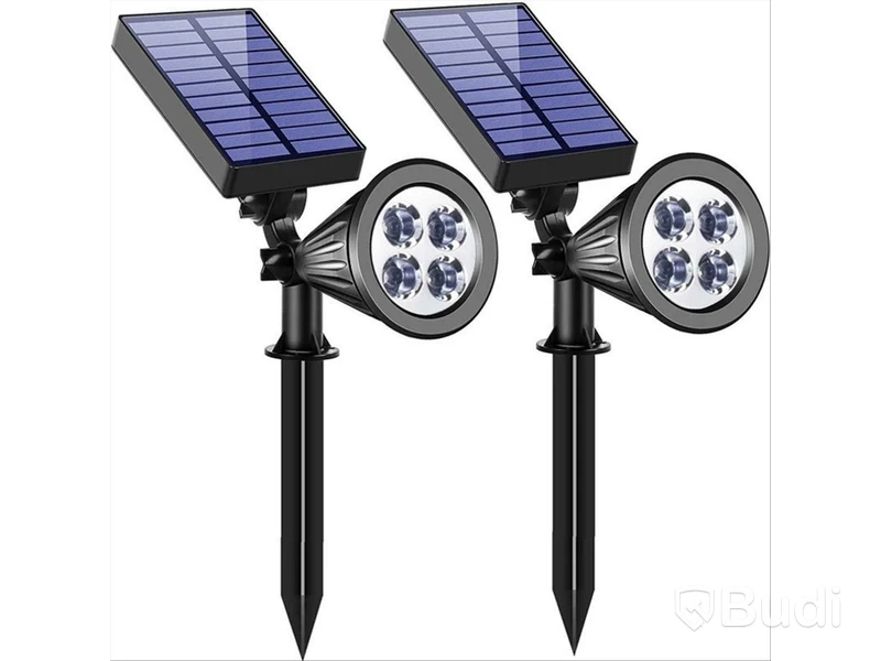 Parti med 10 st solcells spotlights, LED - fri frakt