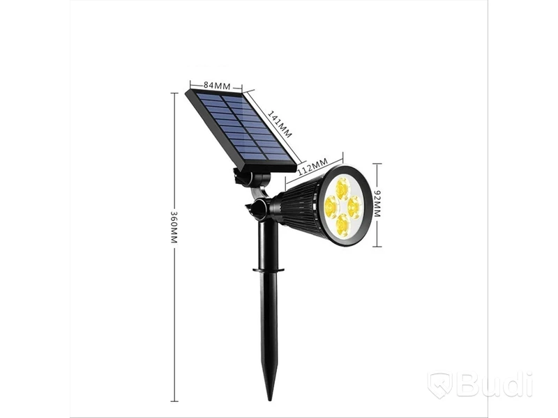 Parti med 10 st solcells spotlights, LED - fri frakt