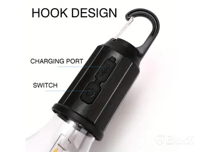 Parti av 8 st laddningsbara USB campinglampor, LED - fri frakt
