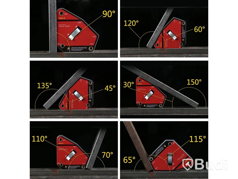 Parti av 8 st svetsmagneter multi-angle 30kg - fri frakt
