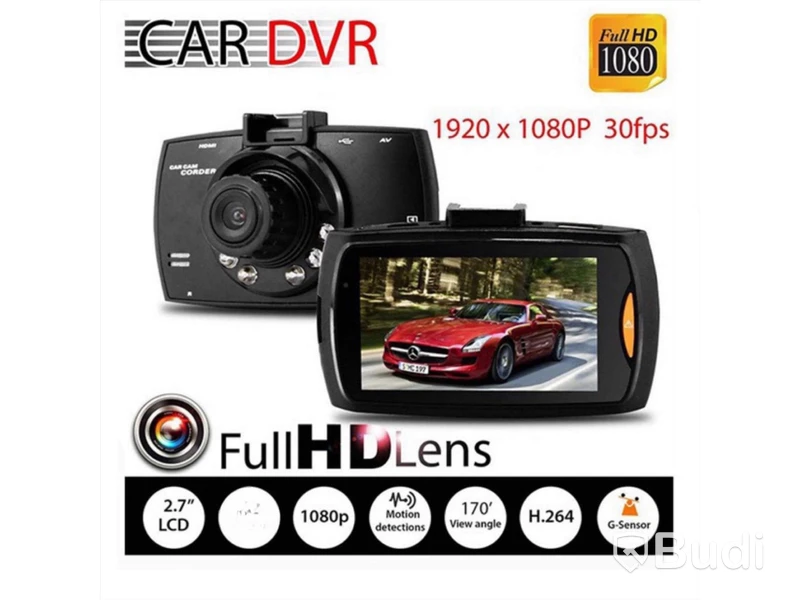 Parti med totalt 6 st dashcam, 170° vidvinkel - fri frakt