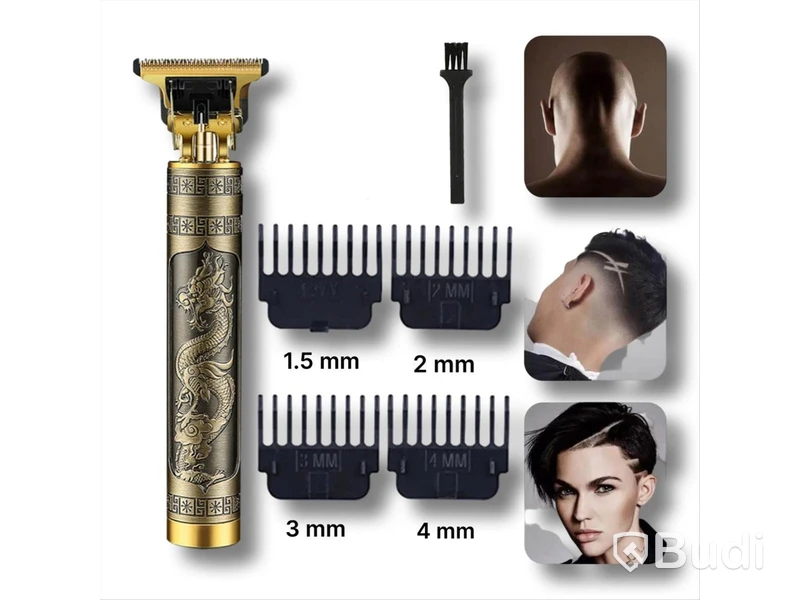 Parti av totalt 6 st guldiga barberartrimmers - fri frakt
