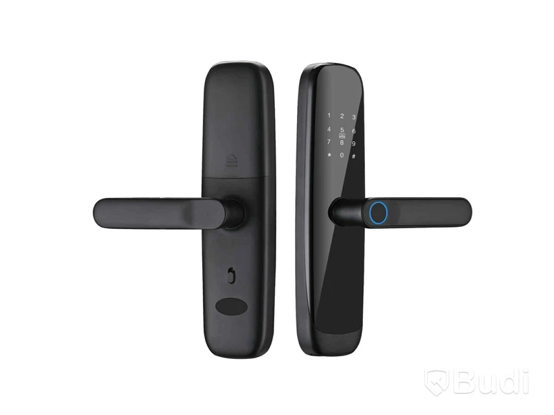 Parti med 5 st smarta dörrlås, fortress, svart - fri frakt