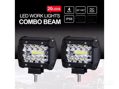 Parti med 4 st LED-arbetsbelysning, 60w - fri frakt