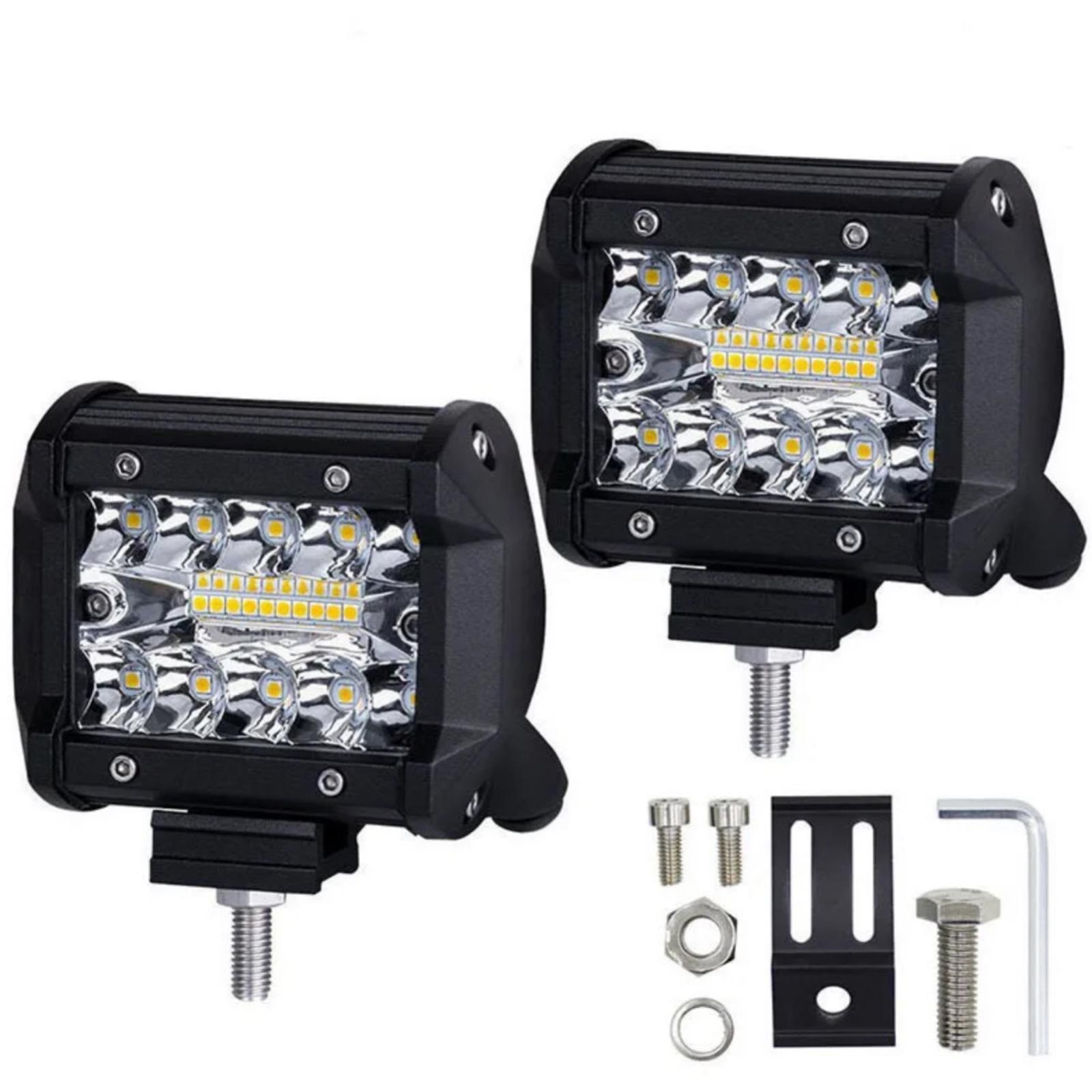 Parti med 4 st LED-arbetsbelysning, 60w - fri frakt