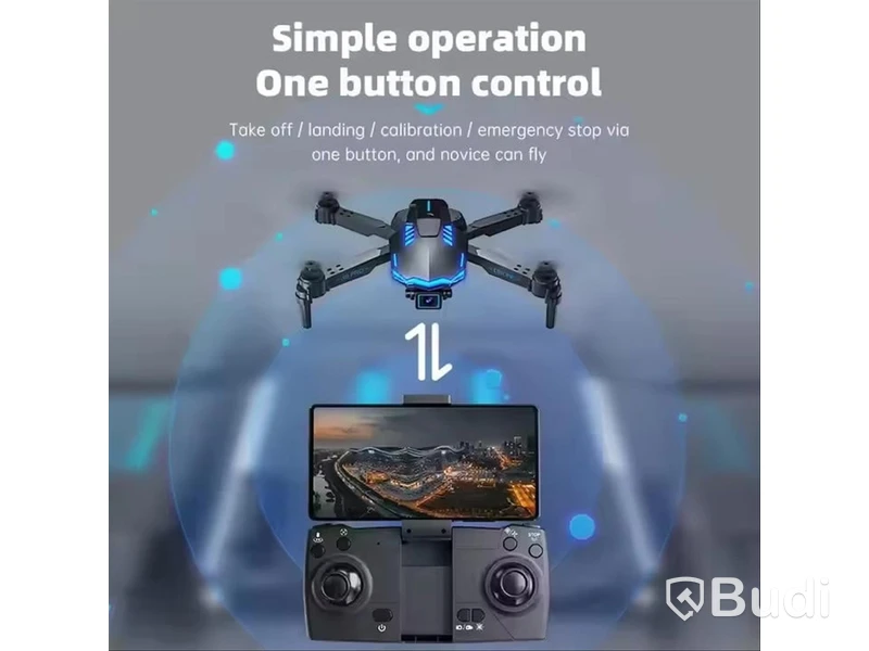Parti med 4 st drönare, aeroflow, dualcamera, 4k - fri frakt