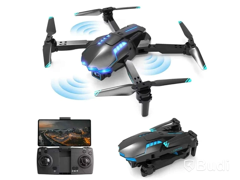 Parti med 4 st drönare, aeroflow, dualcamera, 4k - fri frakt