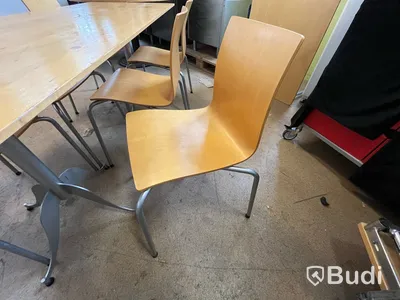 Rektangulärt bord med 6 st stolar. Skandiform. 1-pack.