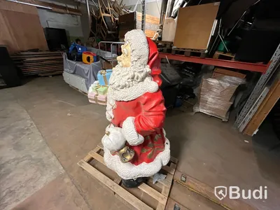 Jultomte i glasfiber ca 160 cm hög