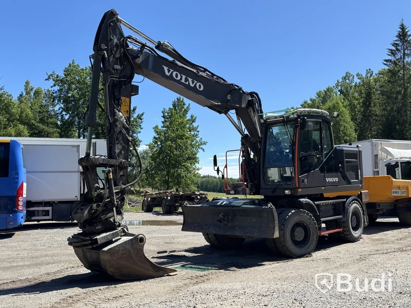 Volvo EW160E wheeled excavator - 2020 | GPS 3D system | Trailer