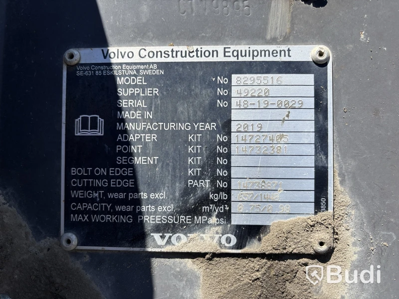 Volvo EW160E wheeled excavator - 2020 | GPS 3D system | Trailer