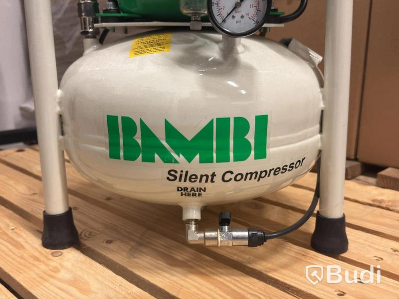 Compressor, Bambi BB8-240, 660 W, 8 bar (quiet compressor)