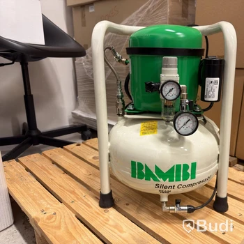 Kompressor, Bambi BB8-240, 660 W, 8 bar (tyst kompressor)