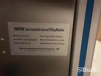 Filling machine, Dawsom B-PT-540, semi-automatic