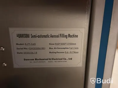 Filling machine, Dawsom B-PT-540, semi-automatic