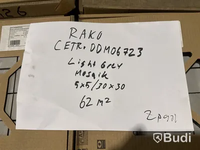 62 kvm mosaik Rako CETR.DDM06723 | Light Grey | 2 pall | 5x5 / 30x30 cm