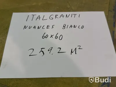 259 kvm kakel Italgraniti Nuances Bianco | 6 pall | 60x60 cm