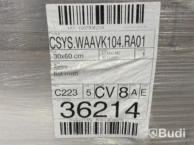 255 kvm kakel Rako CSYS.WAAVK104 | 5 pall | 30x60 cm - vit matt