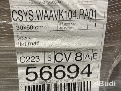 255 kvm kakel Rako CSYS.WAAVK104 | 5 pall | 30x60 cm - vit matt
