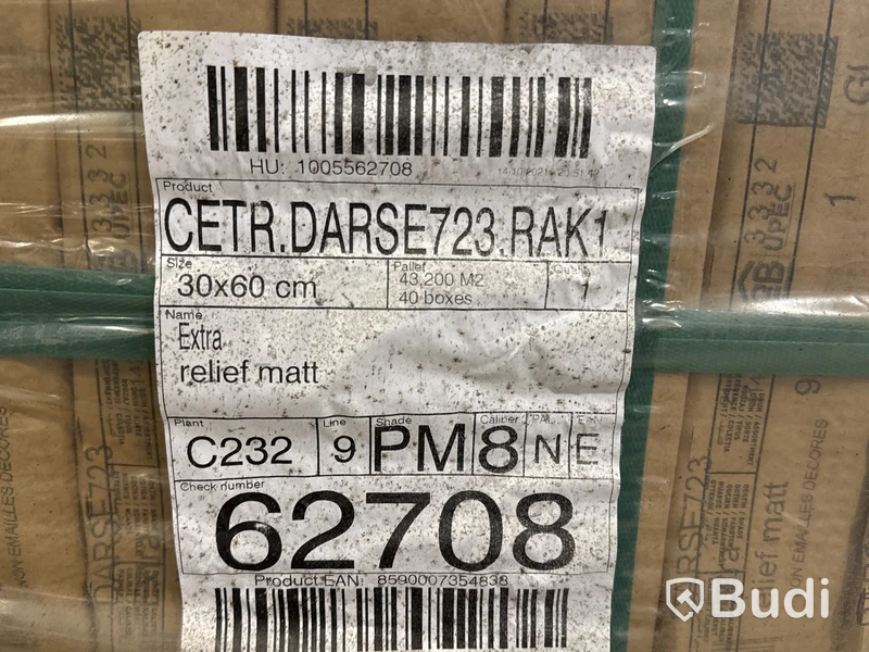 258 kvm kakel Rako CETR. DARSE723 | 8 pall | 30x60 cm