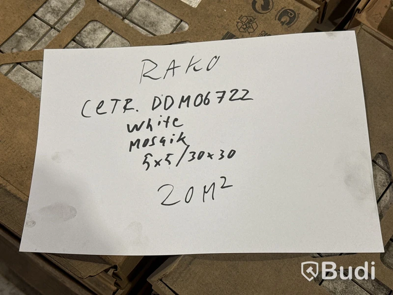 20 kvm vit mosaik Rako CETR.DDM06722 | 1 pall | 5x5 / 30x30 cm
