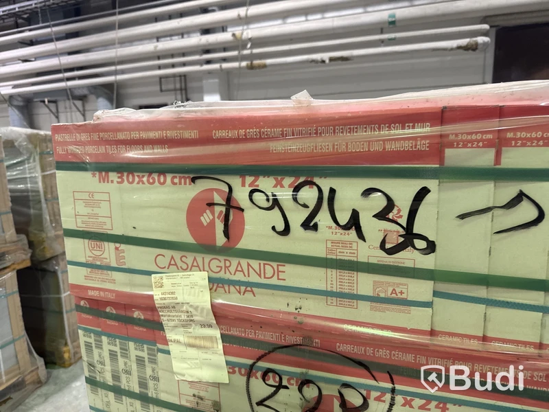 155,5 kvm kakel Casalgrande Padana Grigo Egeo | 3 pall | 30x60 cm