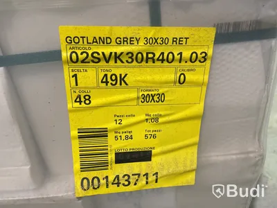 140 kvm kakel Svenska Kakel Gotland Grey Matt | 3 pall | 30x30 cm