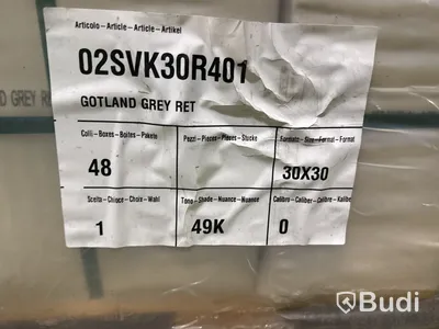 140 kvm kakel Svenska Kakel Gotland Grey Matt | 3 pall | 30x30 cm