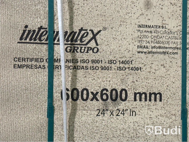 112 kvm kakel Inter-Matex Mont Blanc Matt | 3 pall | 60x60 cm