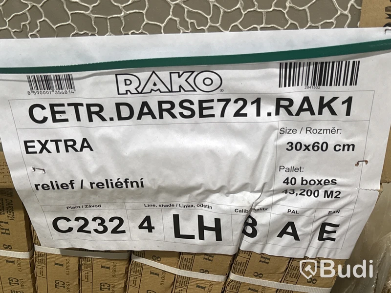 43 kvm kakel Rako CETR.DARSE721 | 1 pall | 30x60 cm