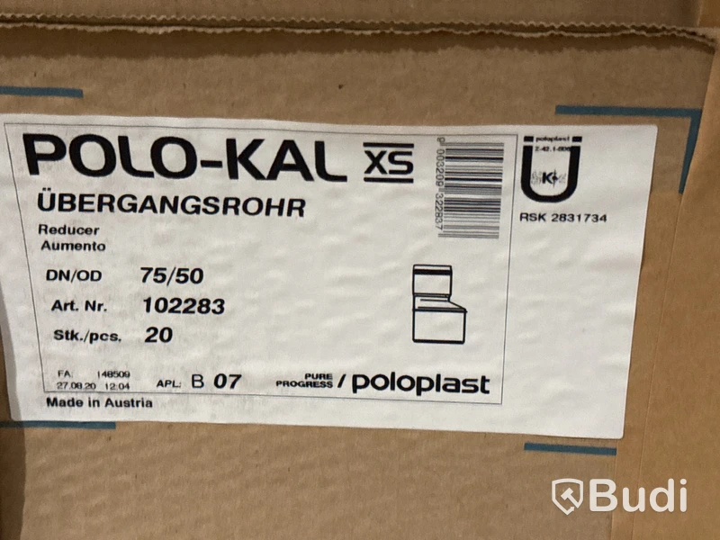 38 pall | Parti med rördelar från Wavin, Poloplast & PipeLife
