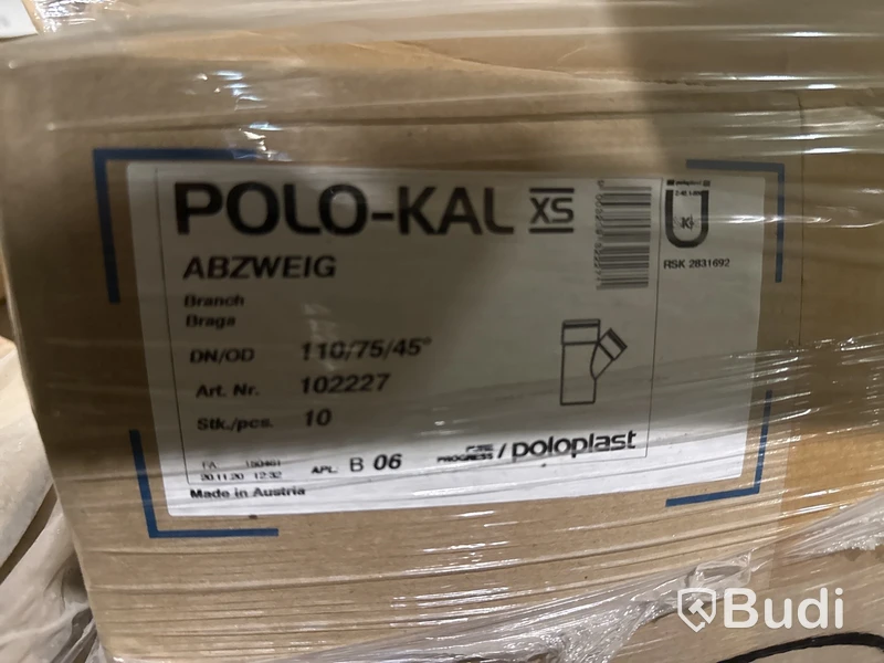 38 pall | Parti med rördelar från Wavin, Poloplast & PipeLife
