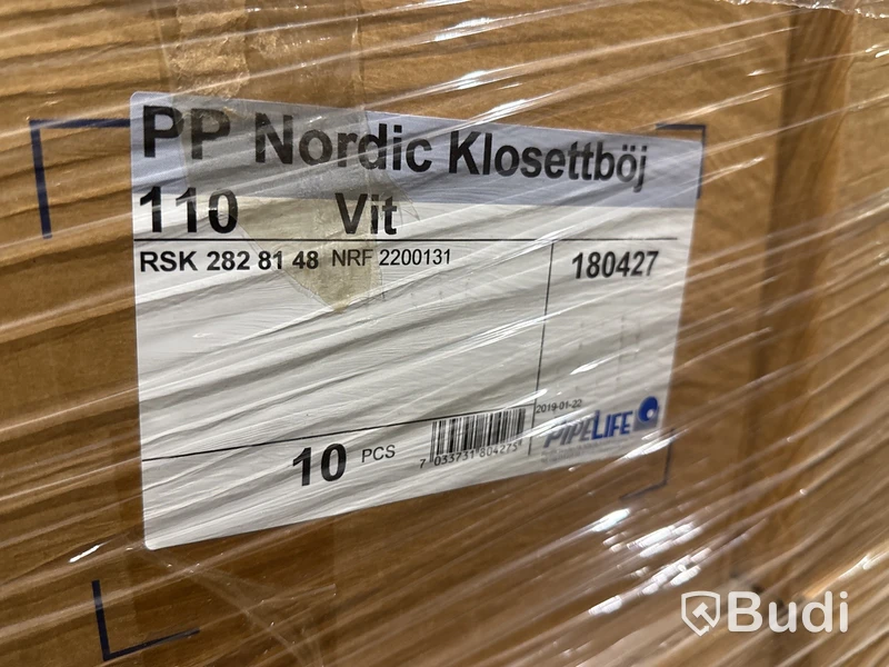 38 pall | Parti med rördelar från Wavin, Poloplast & PipeLife