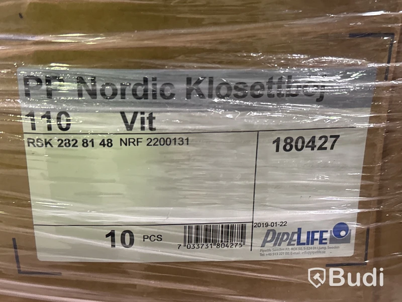 38 pall | Parti med rördelar från Wavin, Poloplast & PipeLife