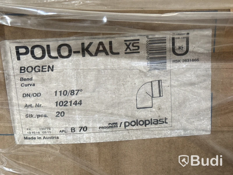 38 pall | Parti med rördelar från Wavin, Poloplast & PipeLife