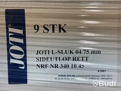 108 st golvbrunnar Purus Joti 75 mm | Sidoavlopp | 1 pall