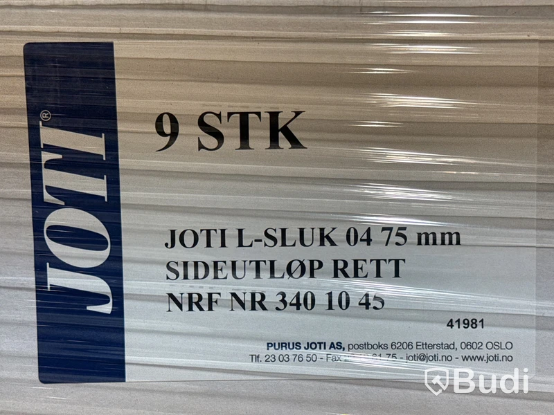 108 st golvbrunnar Purus Joti 75 mm | Sidoavlopp | 1 pall