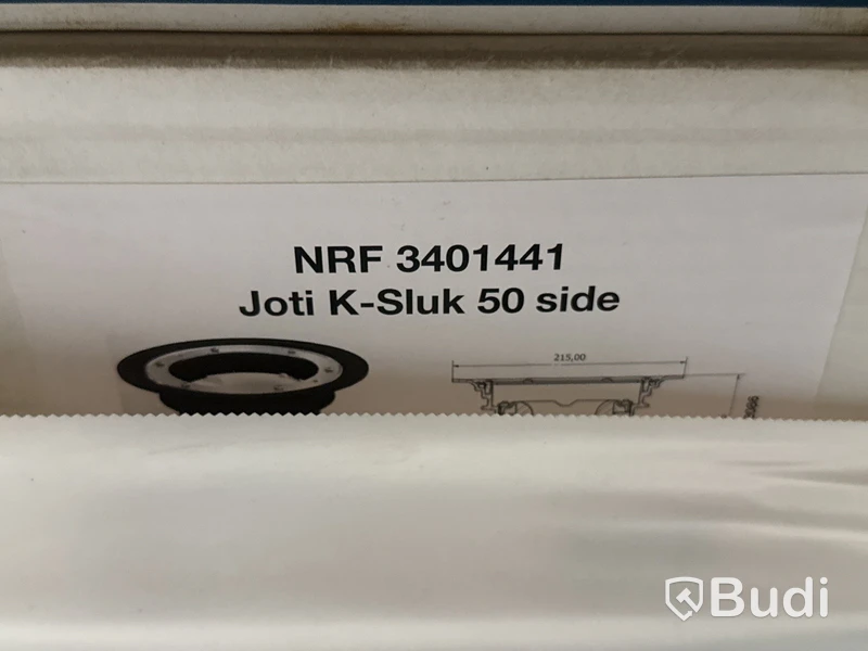 117 st golvbrunnar Purus Joti 75 mm | Sidoavlopp | 1 pall