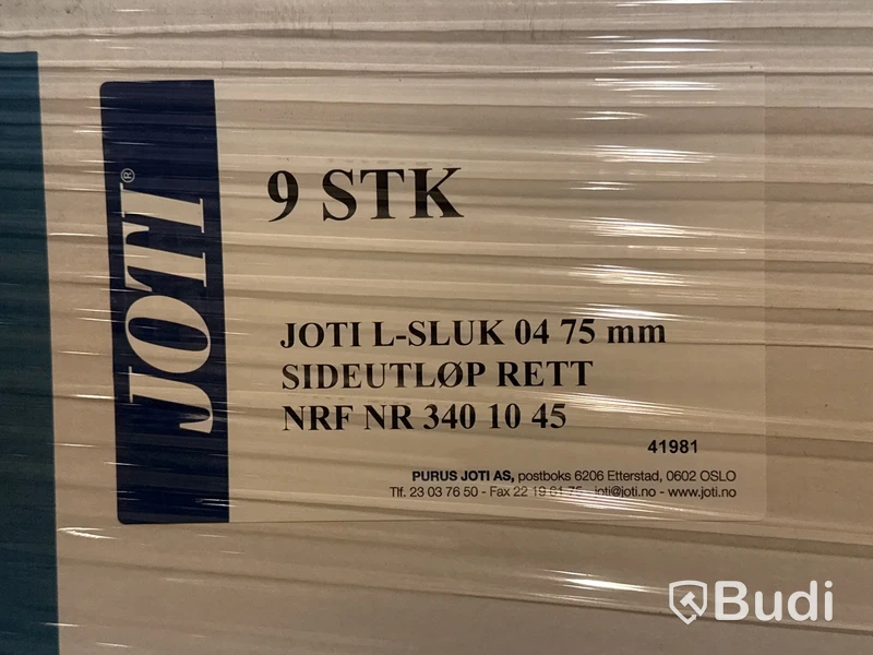 117 st golvbrunnar Purus Joti 75 mm | Sidoavlopp | 1 pall