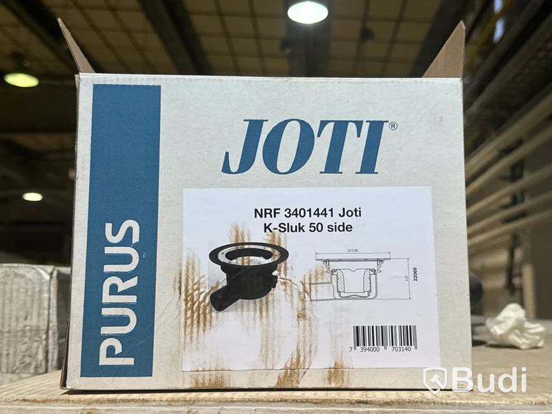 132 st golvbrunnar Purus Joti 75 mm | Sidoavlopp | 1 pall