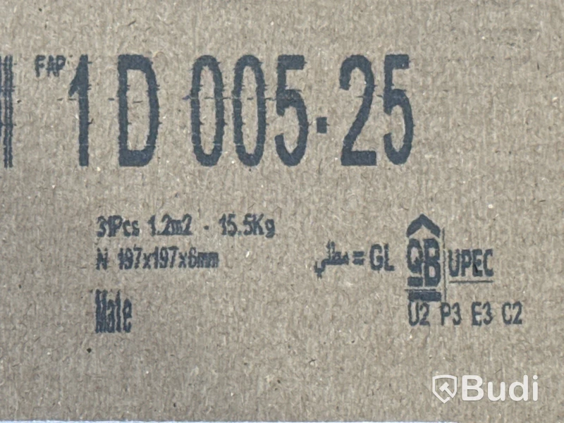 80 kvm kakel Pavigres PP622 | 1 pall | Uni Olive | 20x20 cm