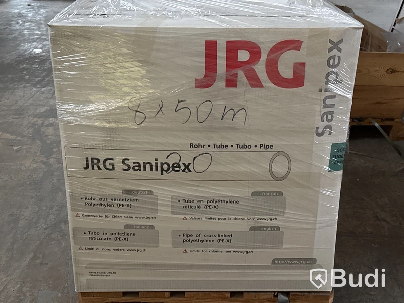 2000 m PE-X-rör JRG Sanipex | 20x2.8 | 5 pall